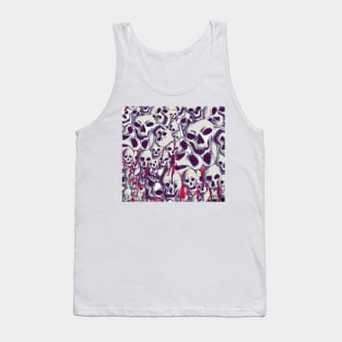 Bleeding skulls Tank Top